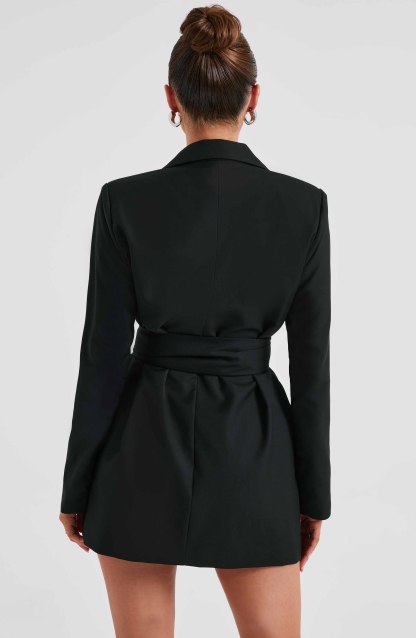 Heather Suit Dress - Black-My Top Dress.All Rights Reserved