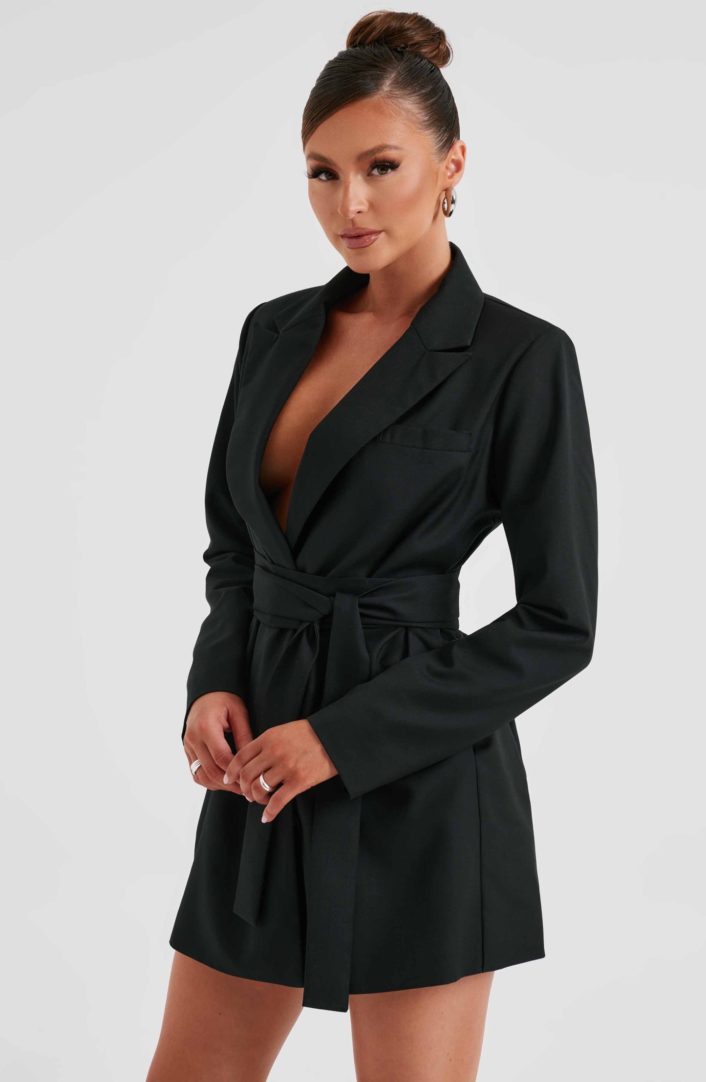 Heather Suit Dress - Black-My Top Dress.All Rights Reserved