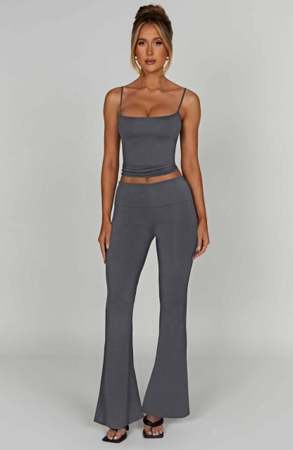 Heidi Pant - Charcoal-My Top Dress.All Rights Reserved