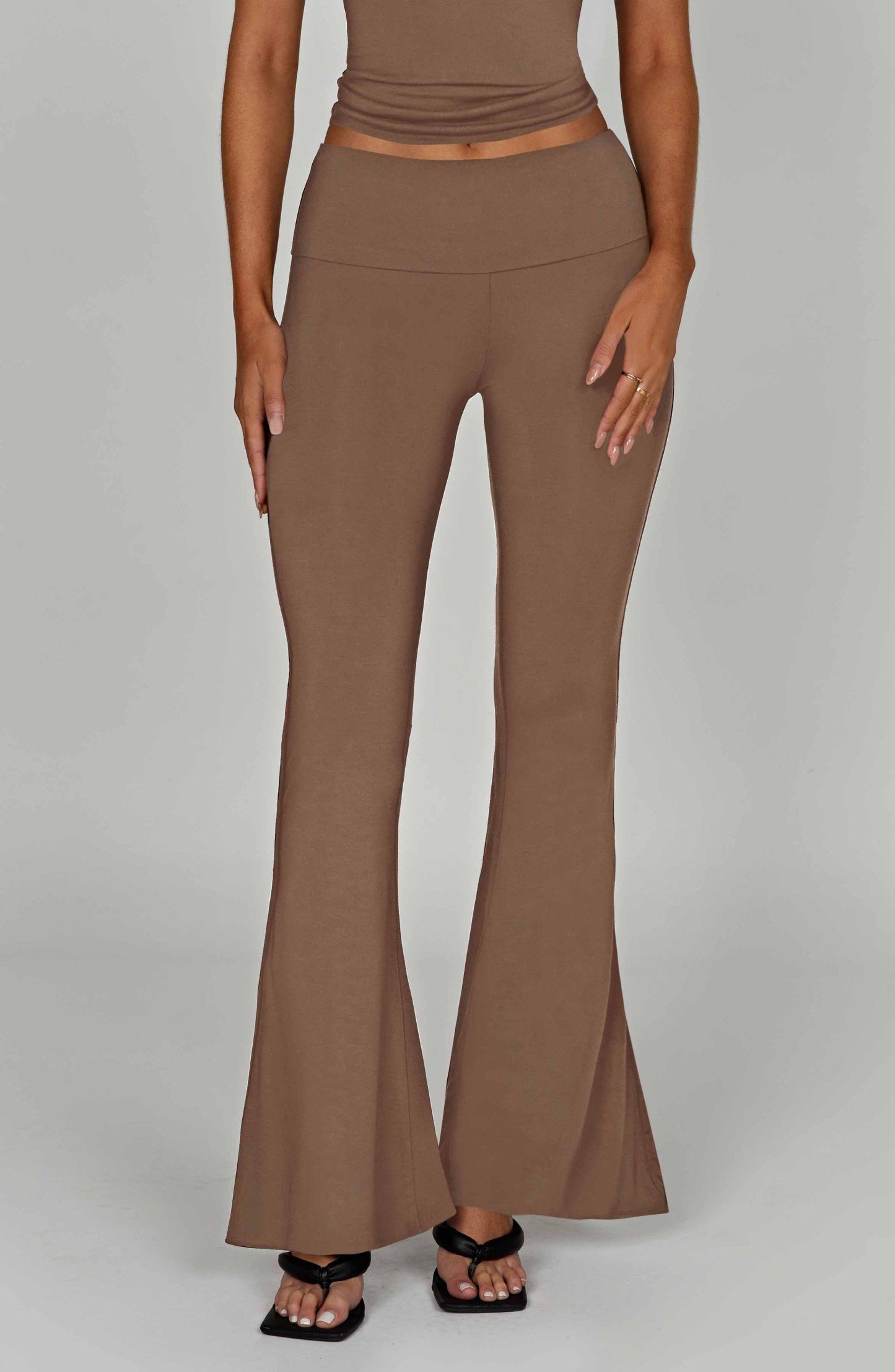 Heidi Pant - Mocha-My Top Dress.All Rights Reserved