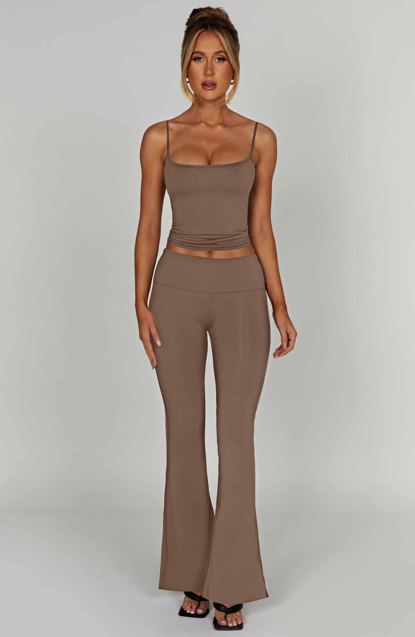 Heidi Pant - Mocha-My Top Dress.All Rights Reserved