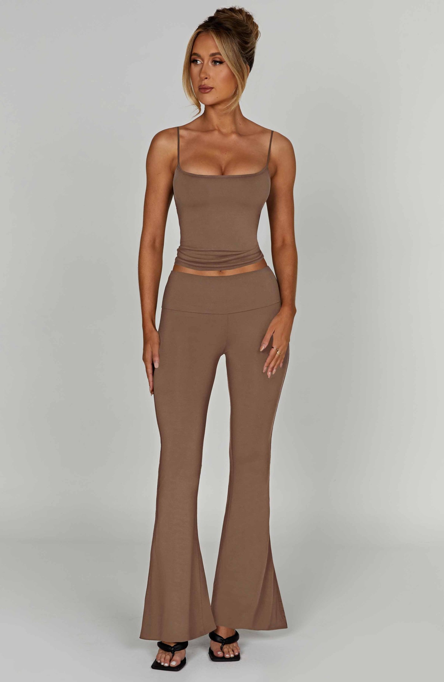 Heidi Pant - Mocha-My Top Dress.All Rights Reserved
