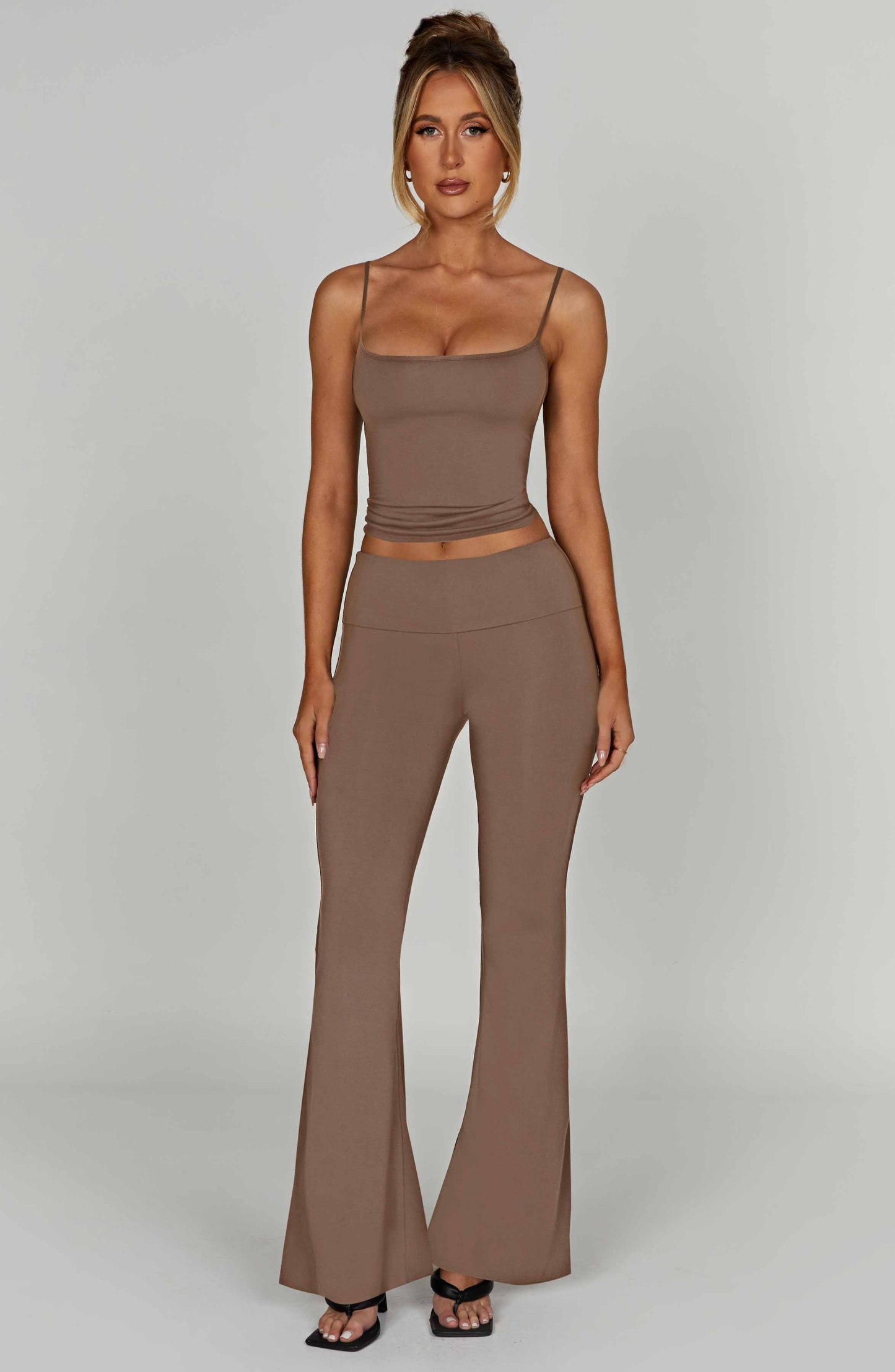 Heidi Pant - Mocha-My Top Dress.All Rights Reserved