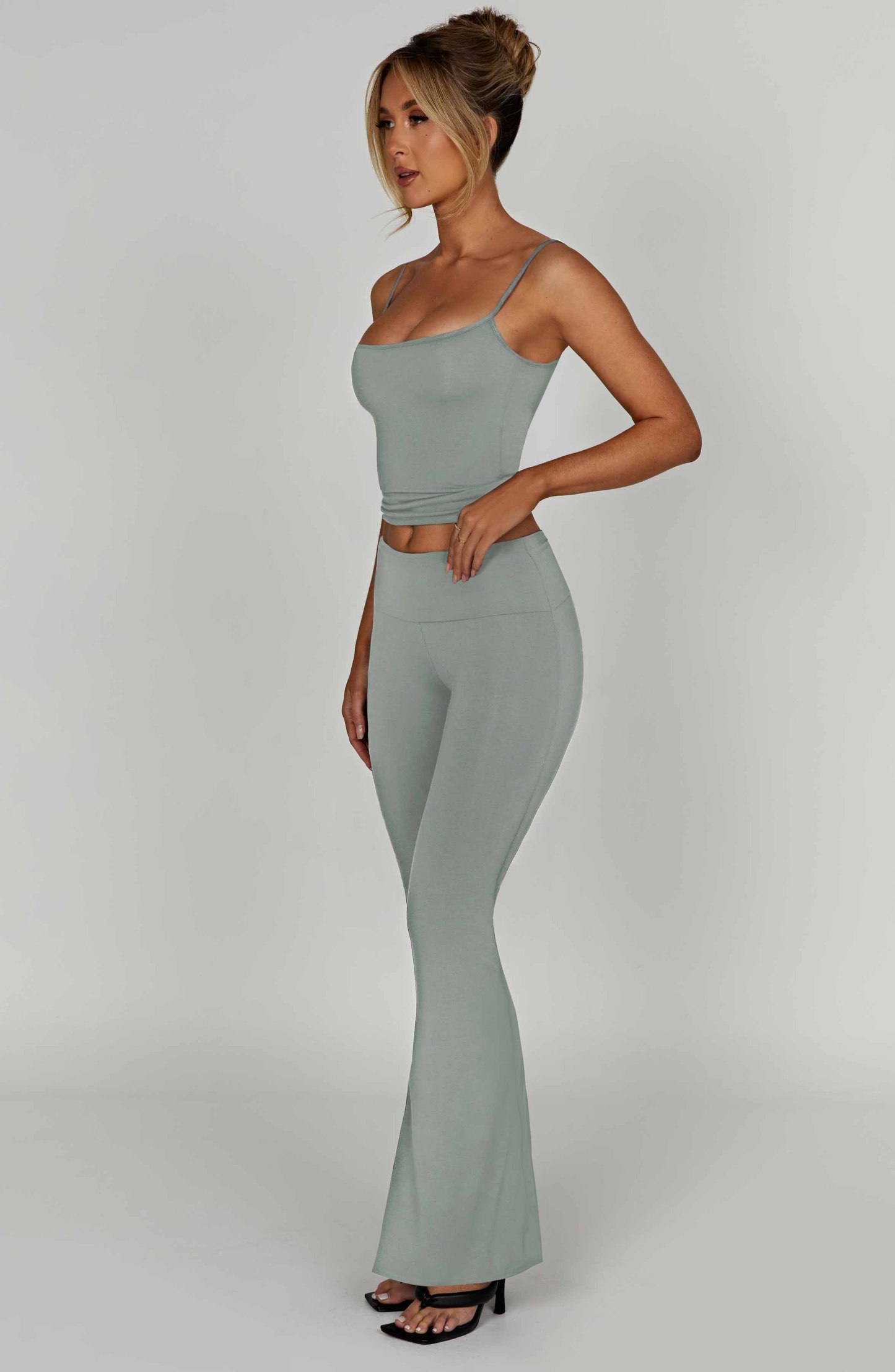 Heidi Pant - Steel-My Top Dress.All Rights Reserved