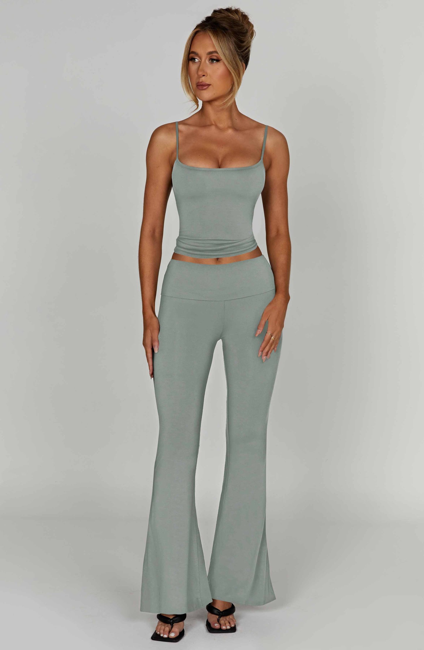 Heidi Pant - Steel-My Top Dress.All Rights Reserved