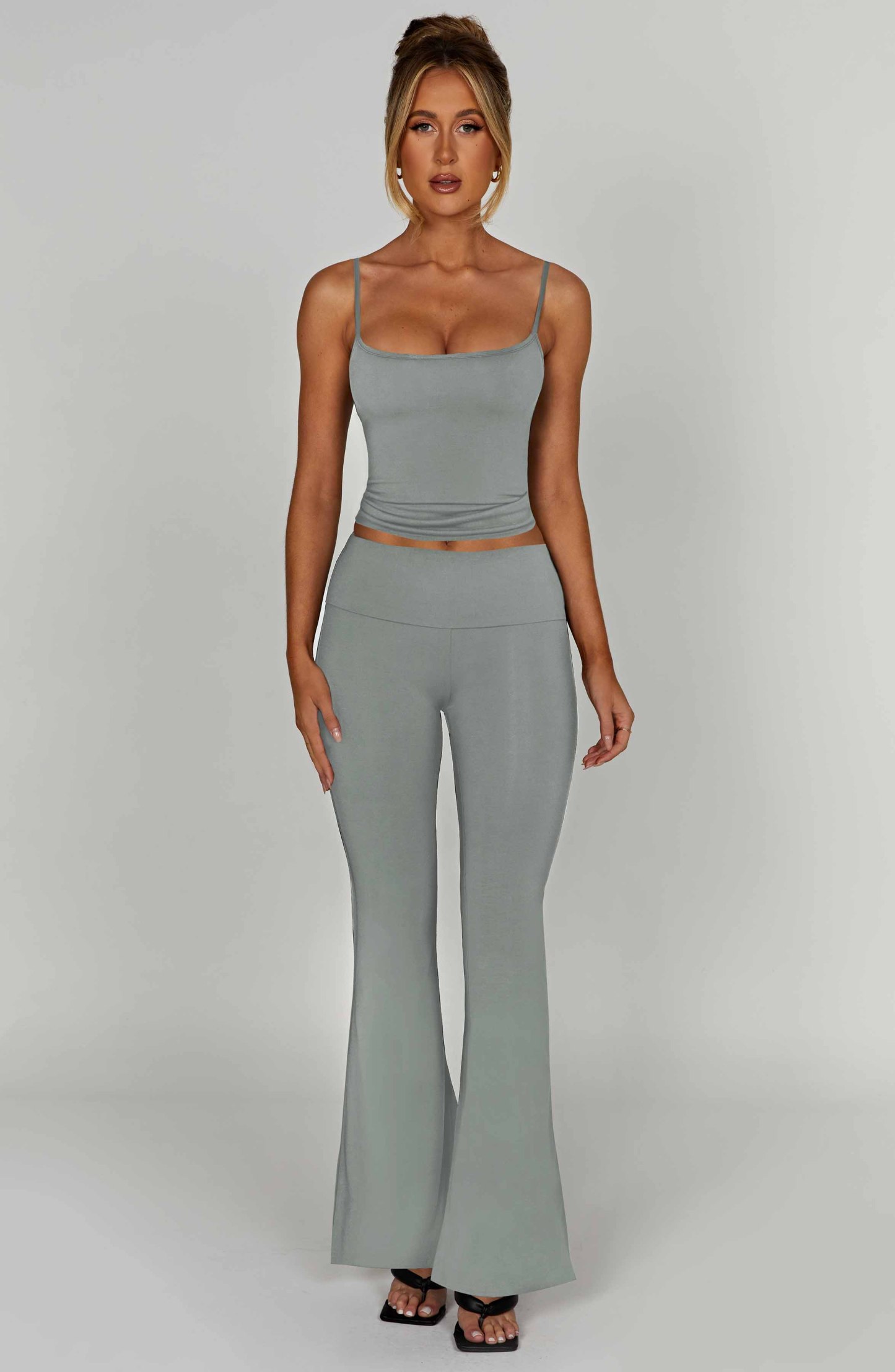 Heidi Pant - Steel-My Top Dress.All Rights Reserved