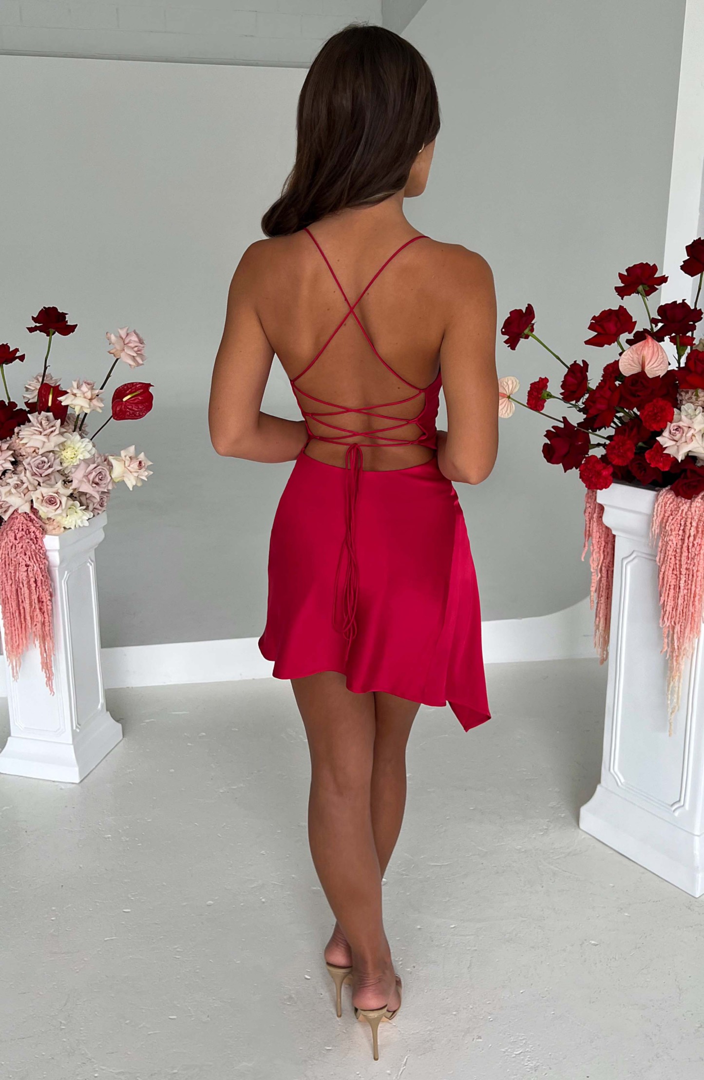Ilia Mini Dress - Red-My Top Dress.All Rights Reserved