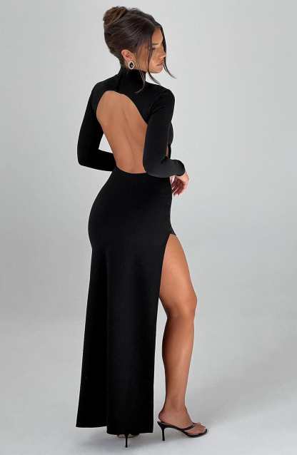 Imelda Maxi Dress - Black-My Top Dress.All Rights Reserved