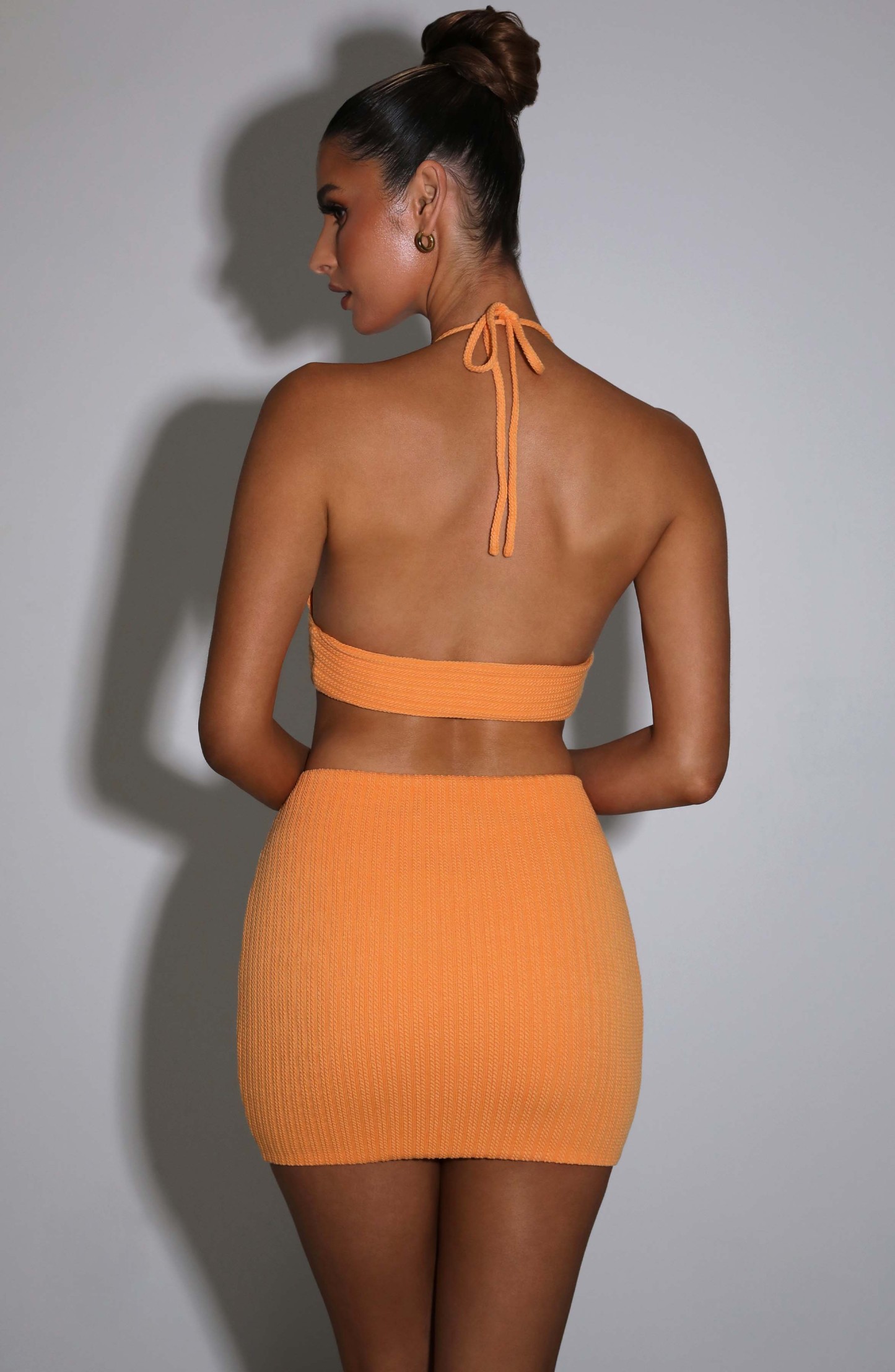 Irene Mini Skirt - Tangerine-My Top Dress.All Rights Reserved