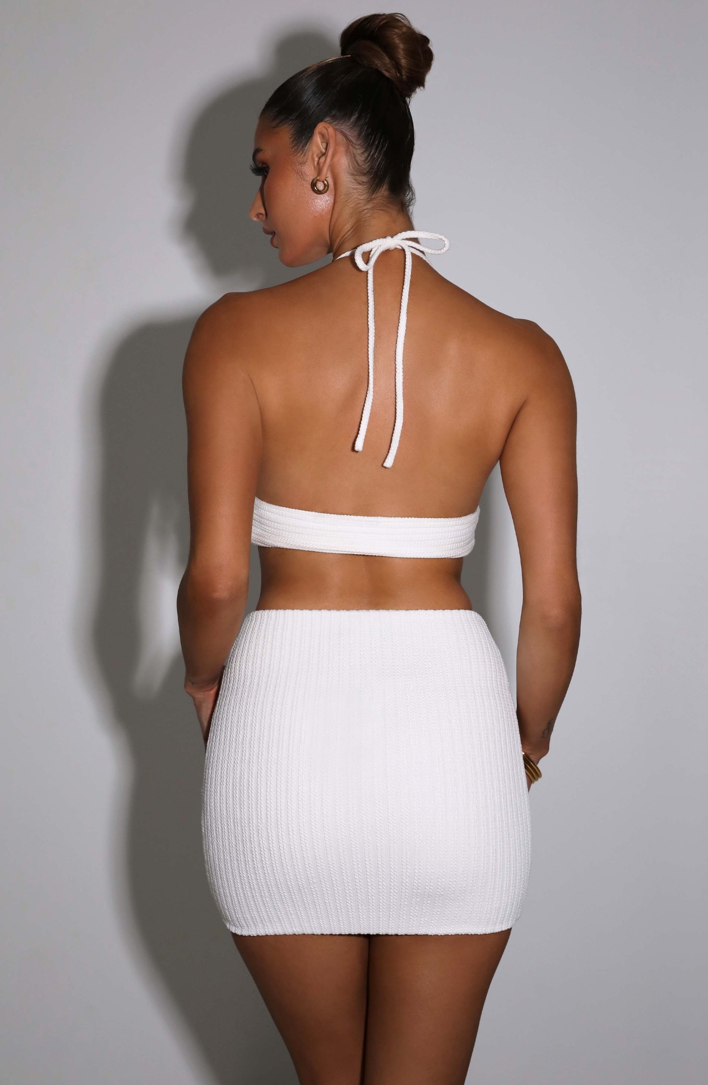 Irene Mini Skirt - White-My Top Dress.All Rights Reserved