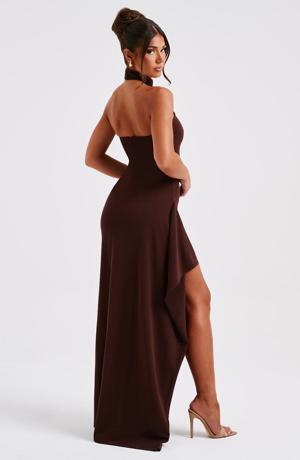 Isadora Maxi Dress - Chocolate-My Top Dress.All Rights Reserved