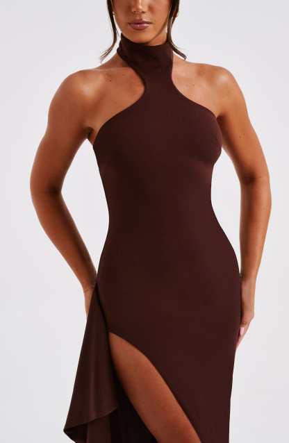 Isadora Maxi Dress - Chocolate-My Top Dress.All Rights Reserved