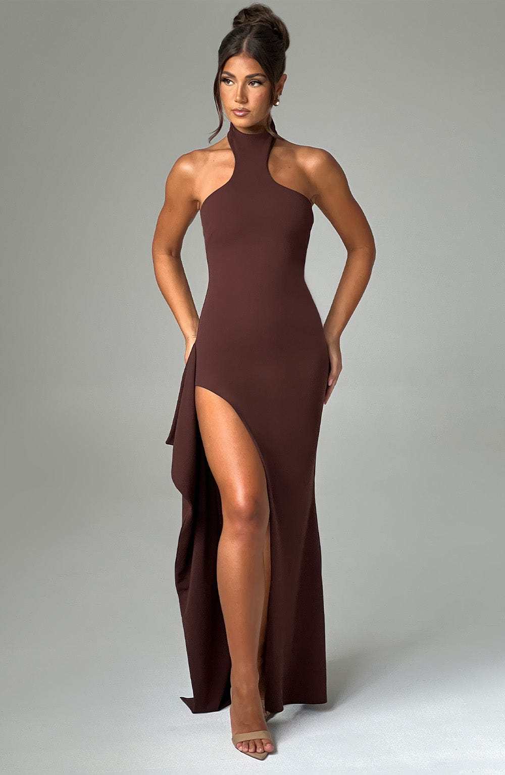 Isadora Maxi Dress - Chocolate-My Top Dress.All Rights Reserved