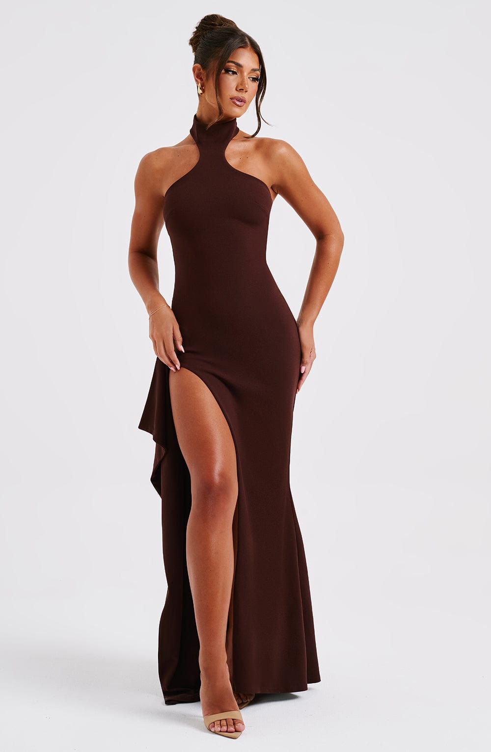 Isadora Maxi Dress - Chocolate-My Top Dress.All Rights Reserved