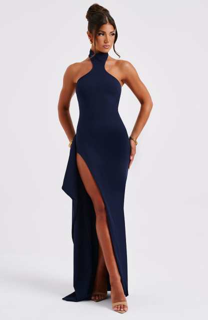 Isadora Maxi Dress - Navy-My Top Dress.All Rights Reserved
