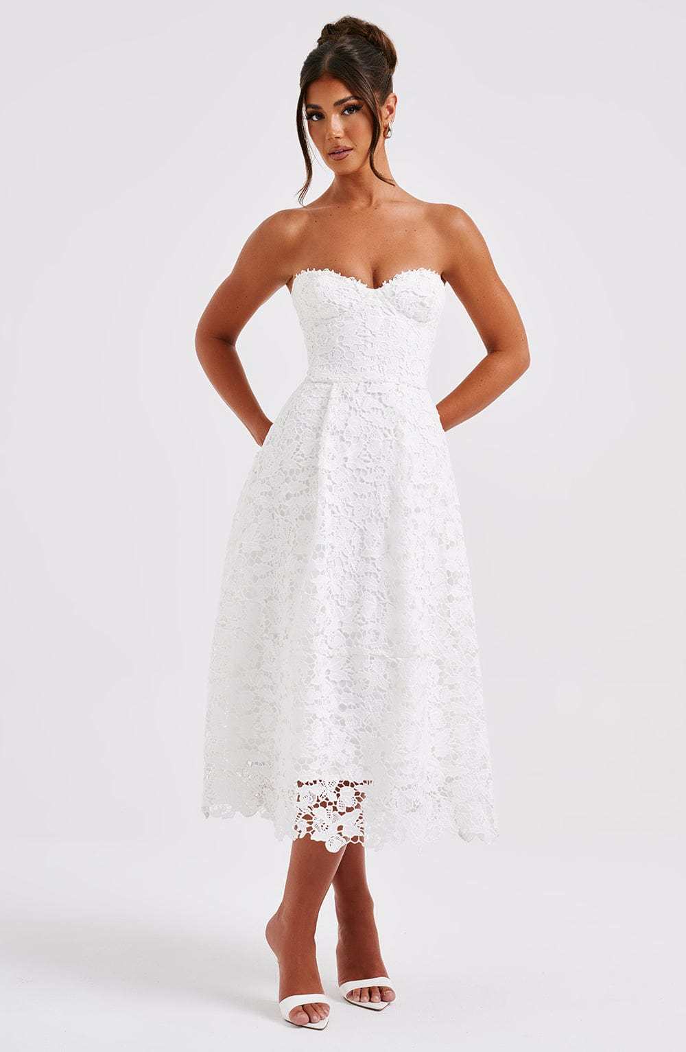 Ishani Midi Dress - Ivory-My Top Dress.All Rights Reserved