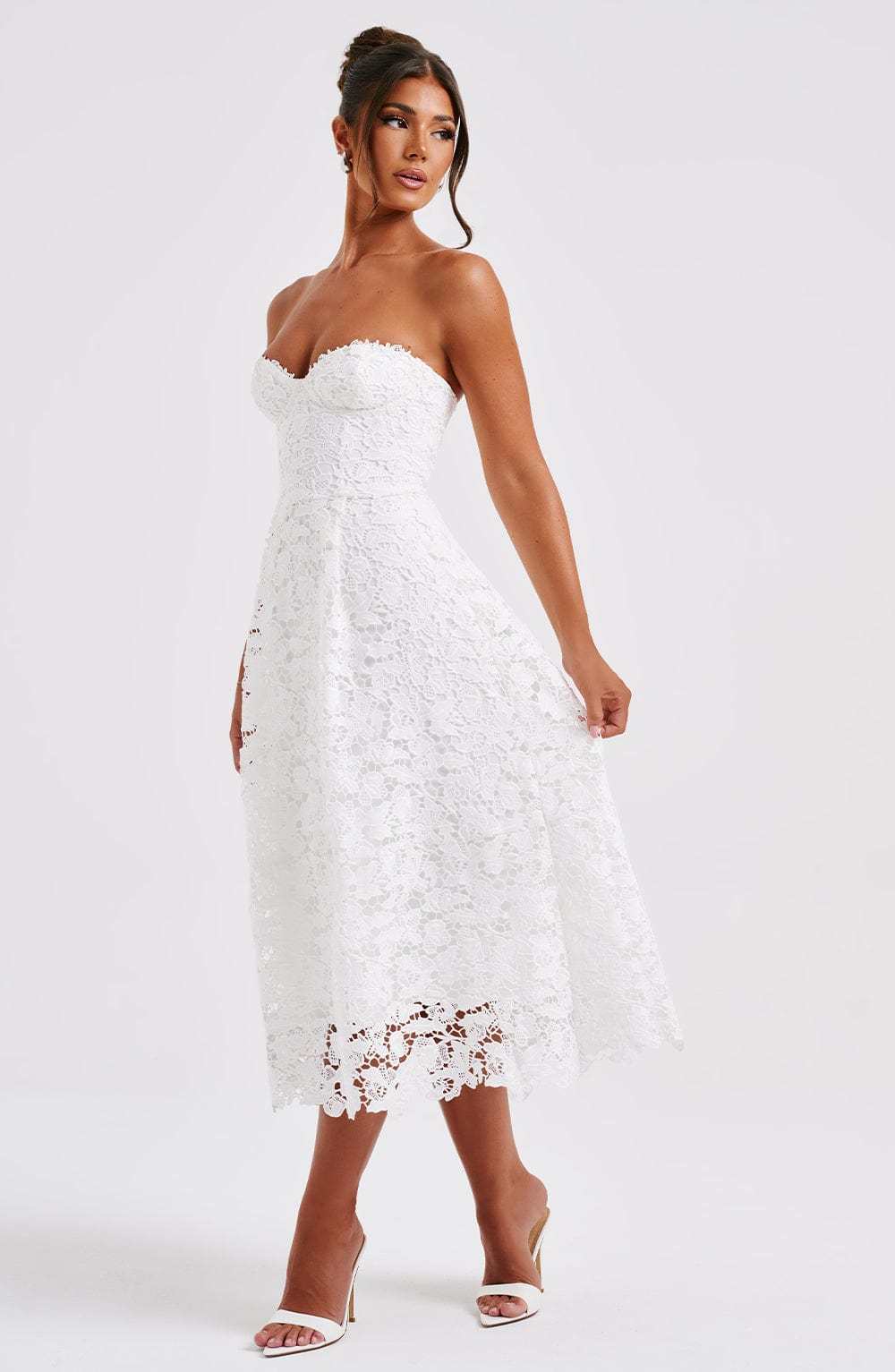 Ishani Midi Dress - Ivory-My Top Dress.All Rights Reserved