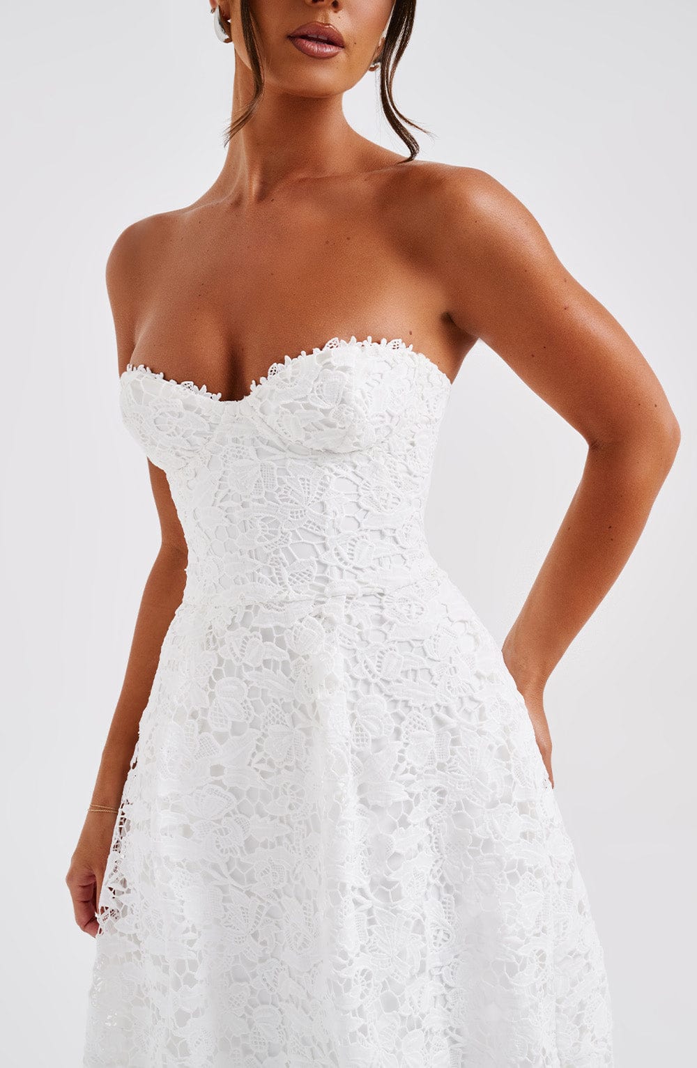 Ishani Midi Dress - Ivory-My Top Dress.All Rights Reserved