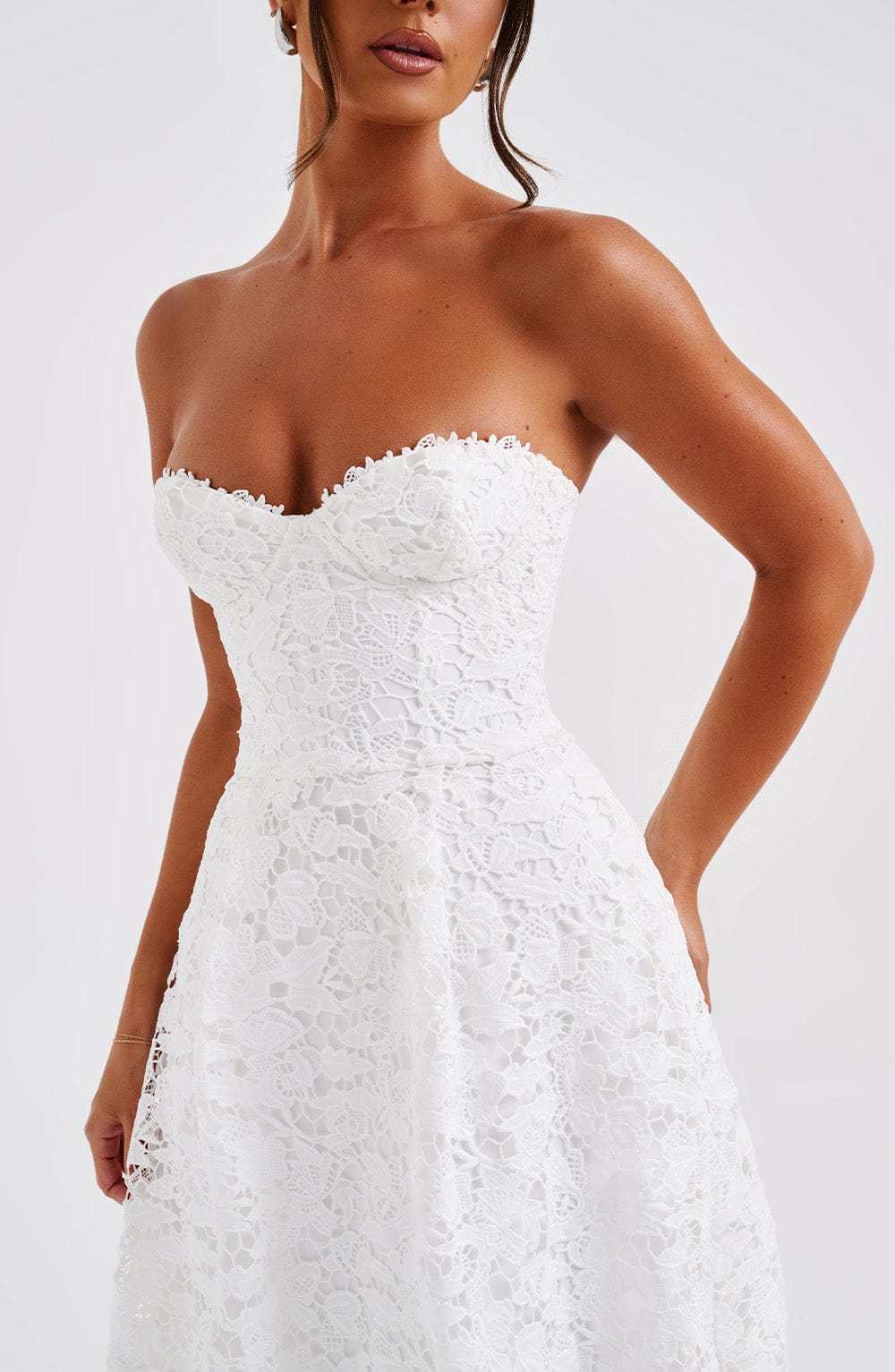 Ishani Midi Dress - Ivory-My Top Dress.All Rights Reserved