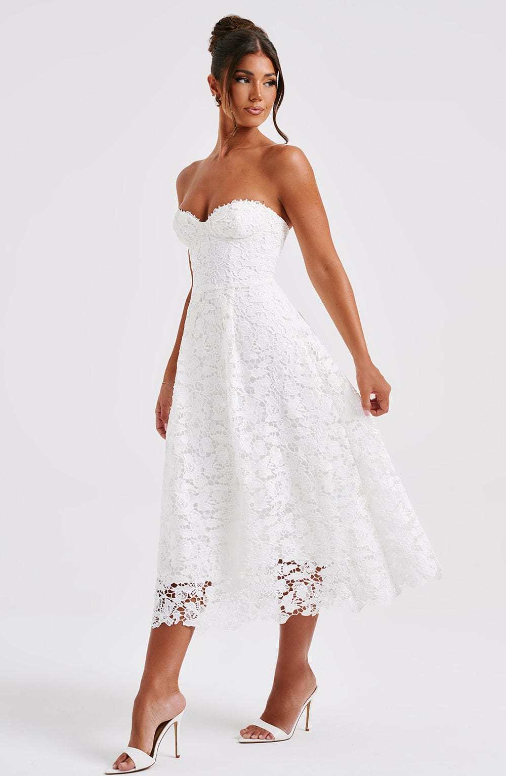Ishani Midi Dress - Ivory-My Top Dress.All Rights Reserved
