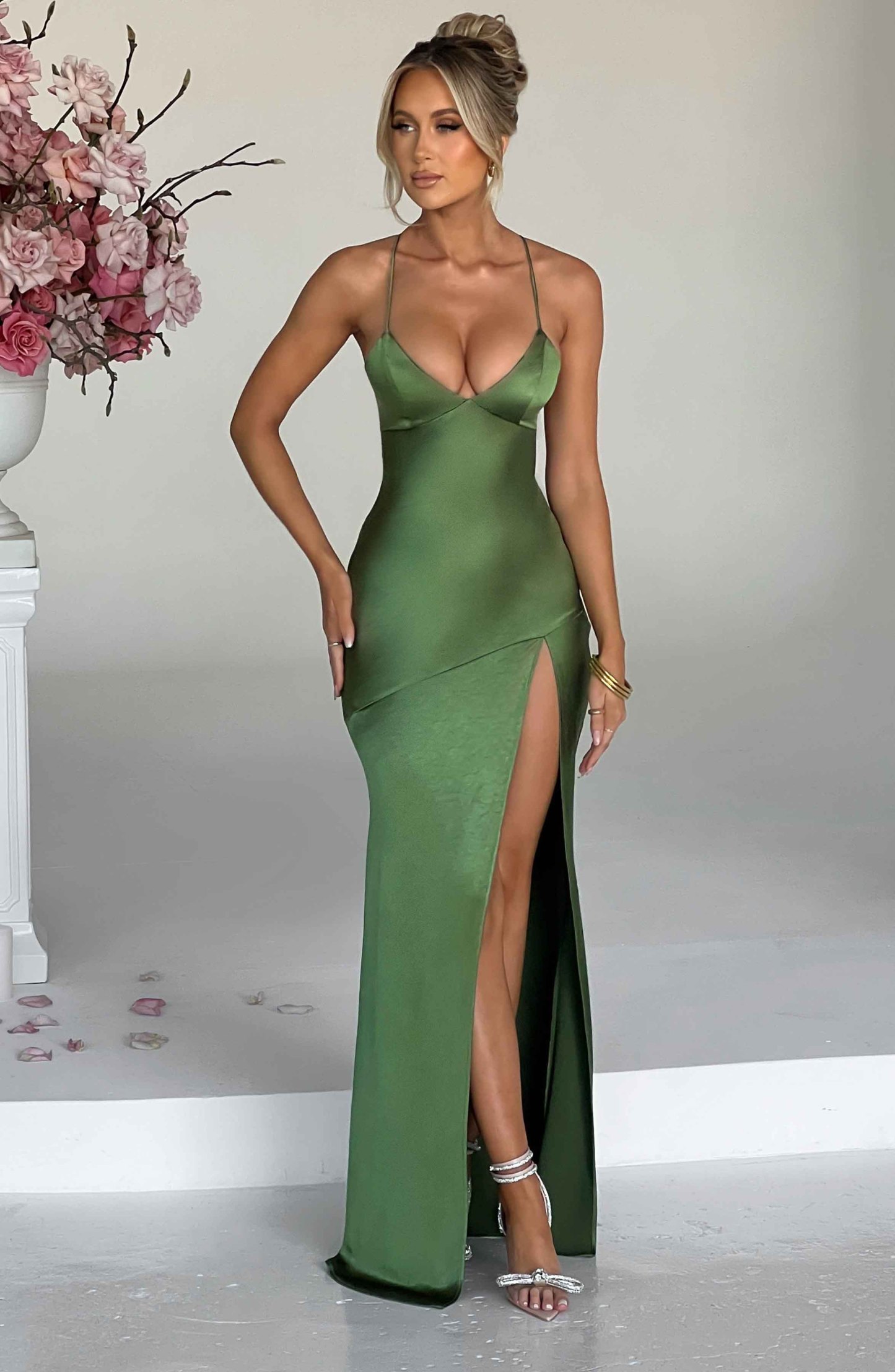 Isobel Maxi Dress - Emerald-My Top Dress.All Rights Reserved