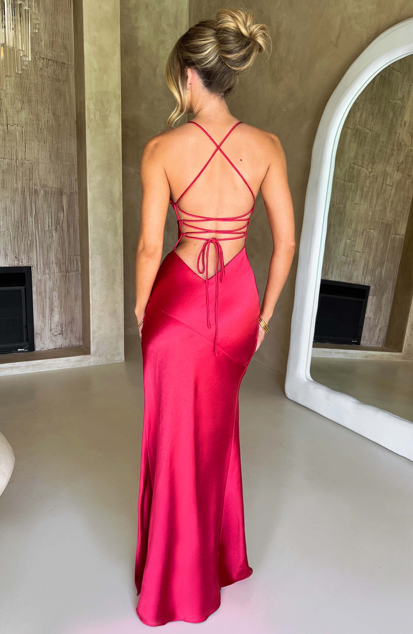 Isobel Maxi Dress - Red-My Top Dress.All Rights Reserved