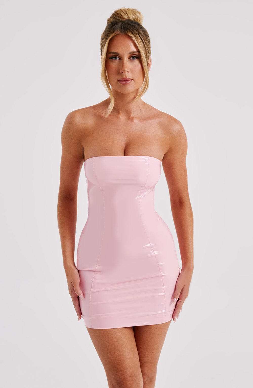 Janet Mini Dress - Pink-My Top Dress.All Rights Reserved