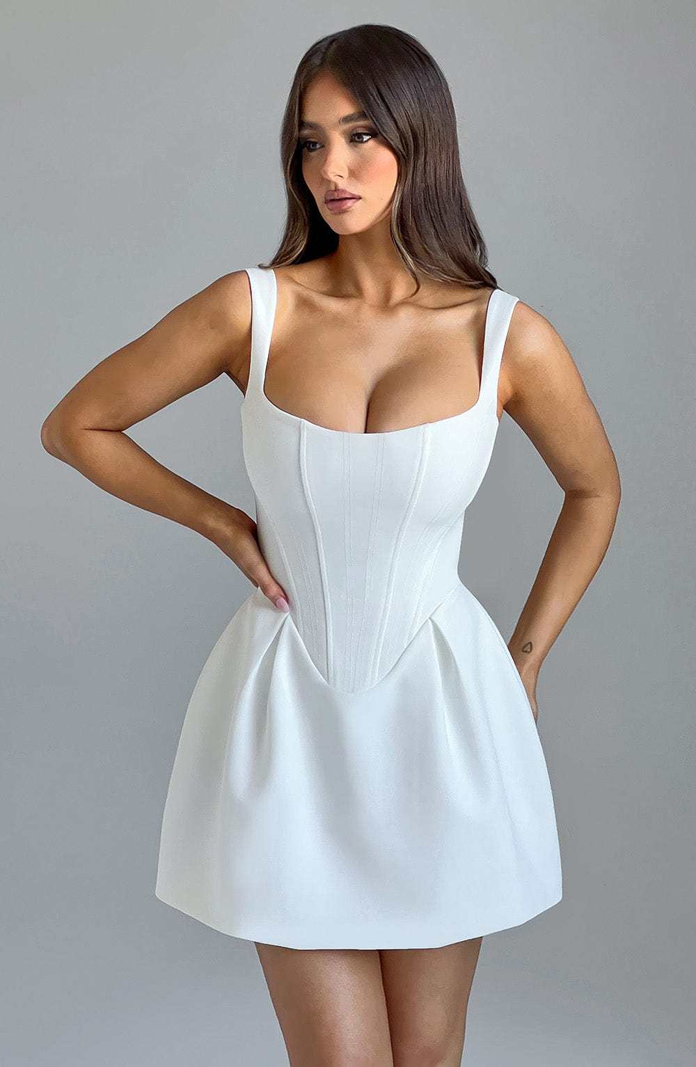 Janiyah Mini Dress - Ivory-My Top Dress.All Rights Reserved