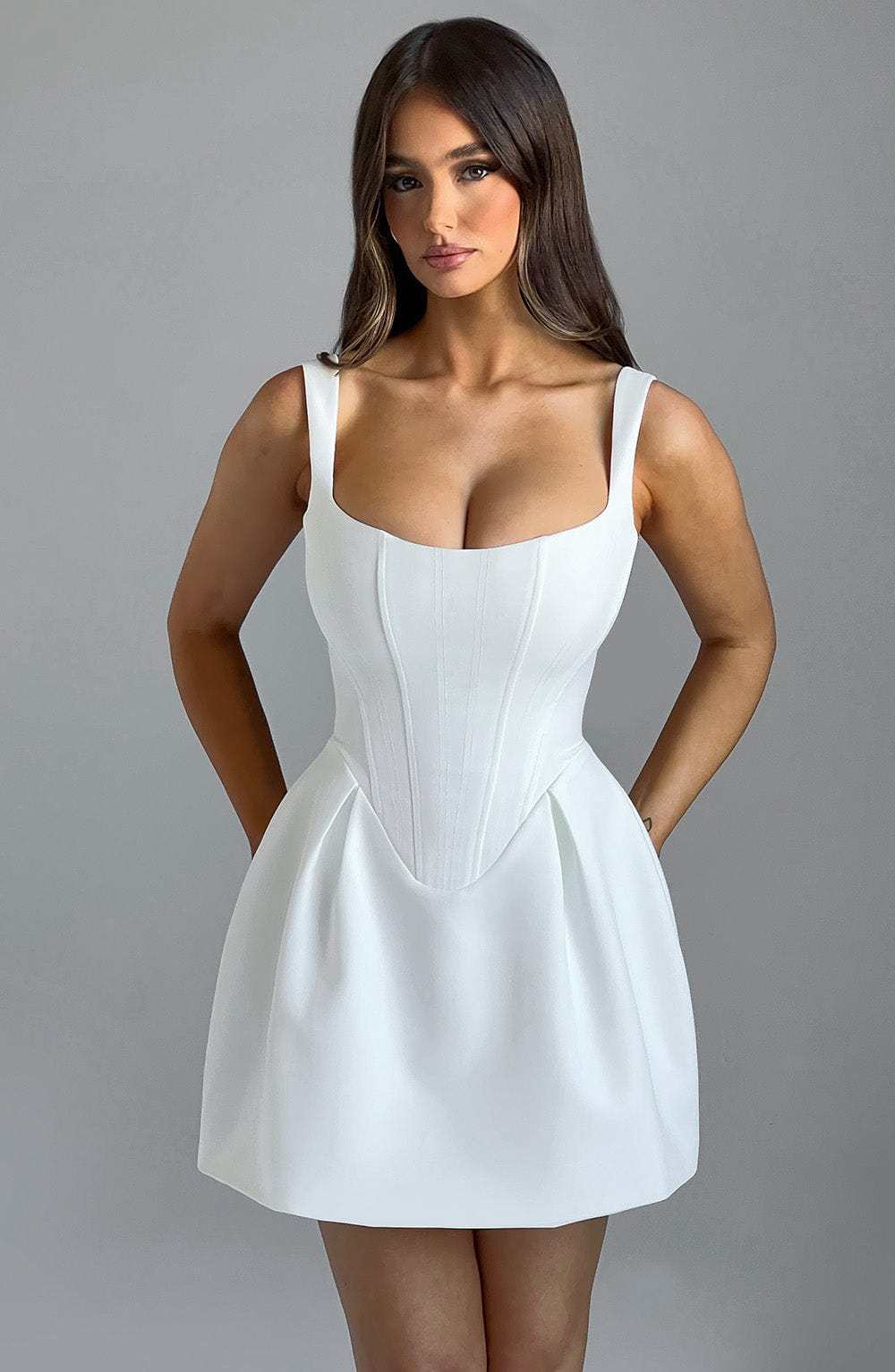 Janiyah Mini Dress - Ivory-My Top Dress.All Rights Reserved
