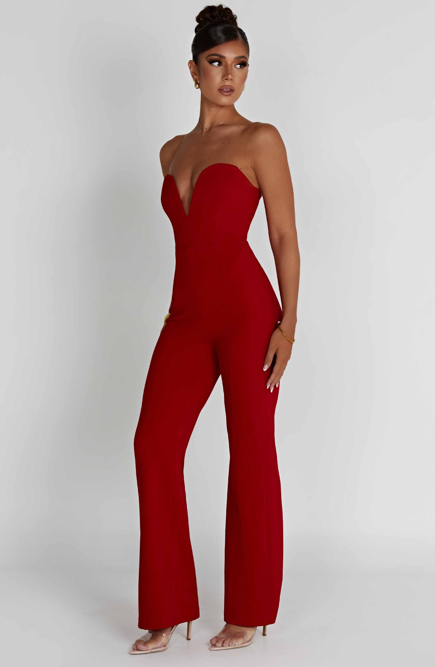 Jordi Jumpsuit - Red-My Top Dress.All Rights Reserved