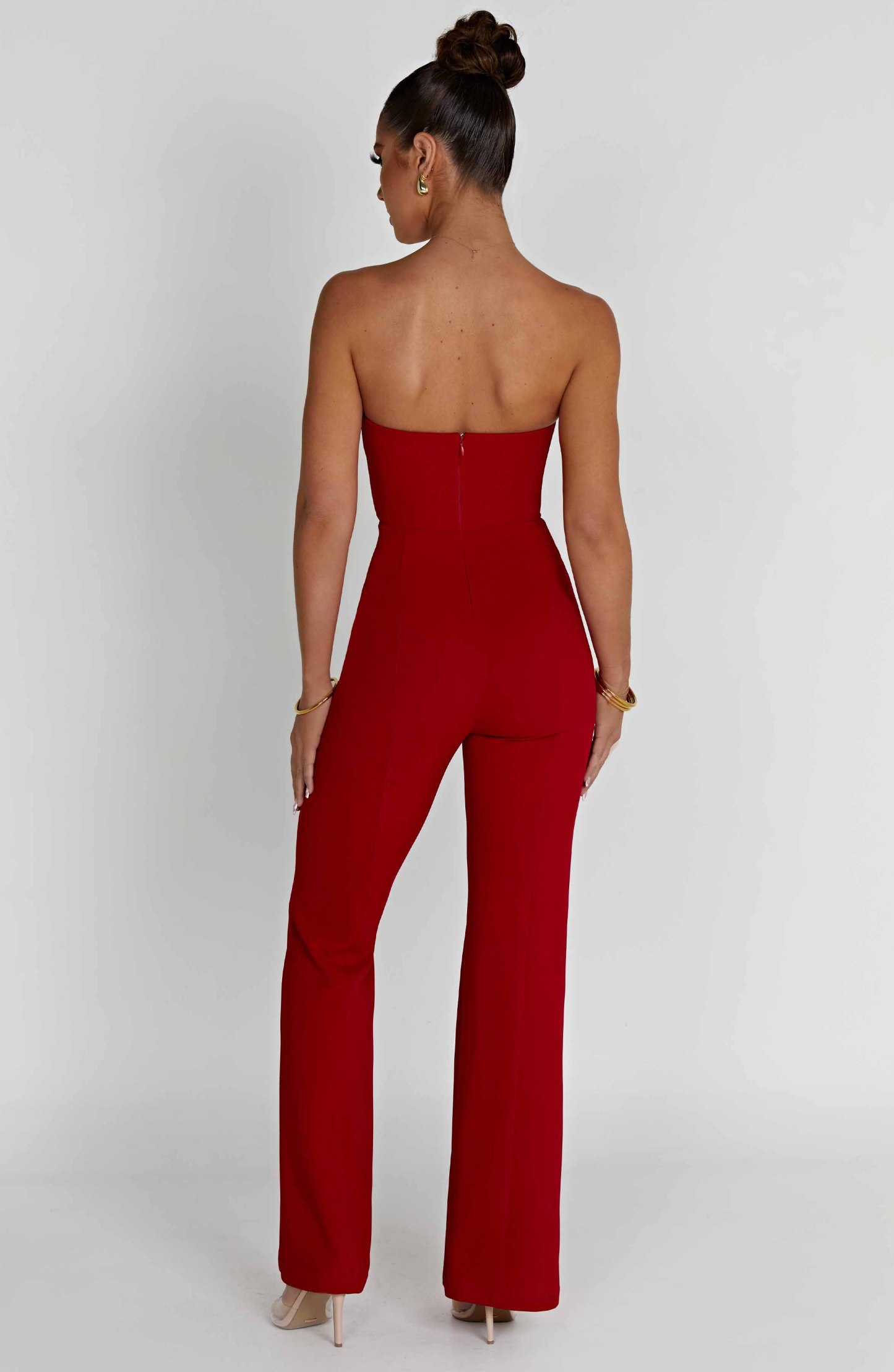 Jordi Jumpsuit - Red-My Top Dress.All Rights Reserved