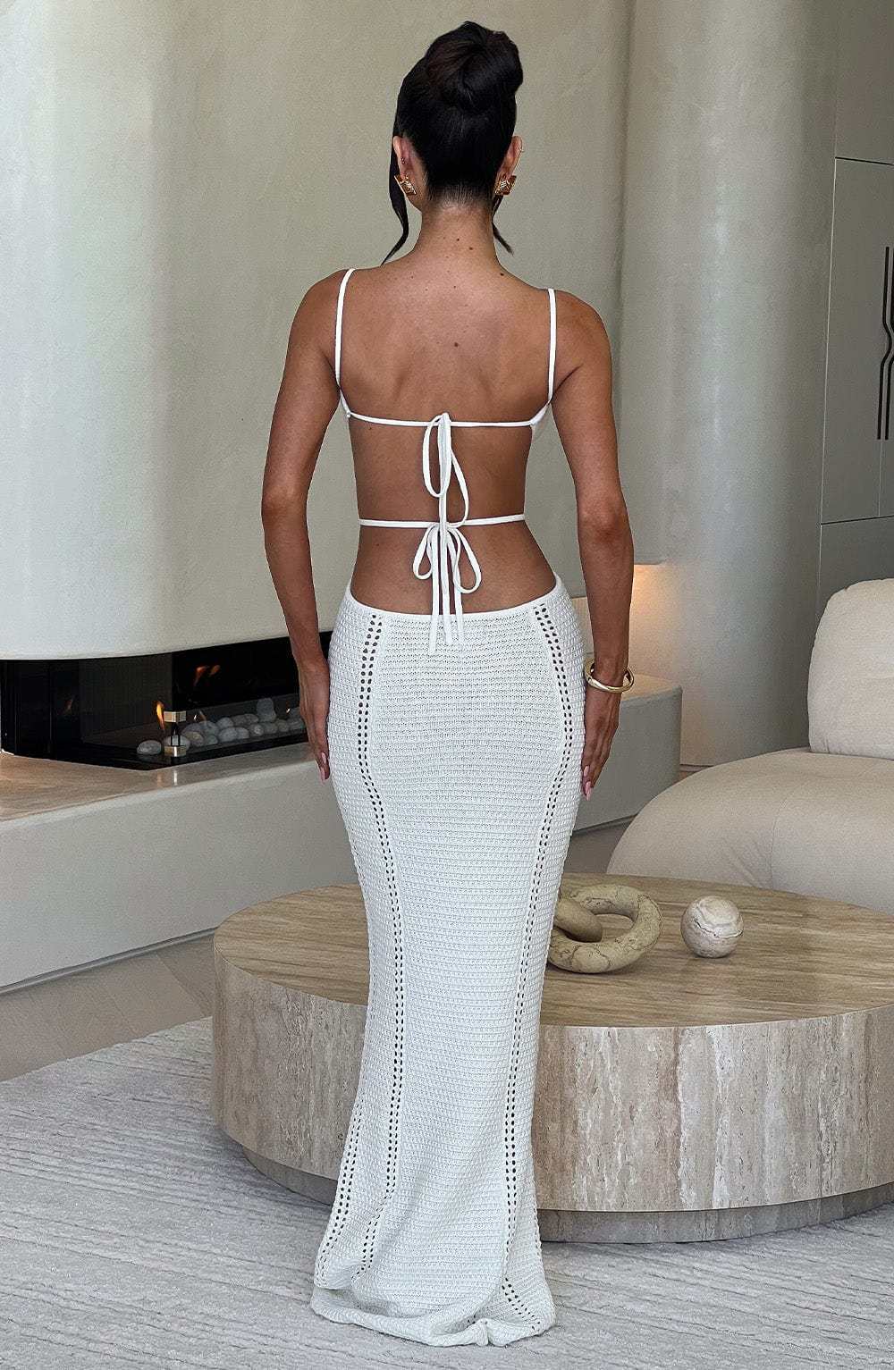 Josefina Maxi Dress - White-My Top Dress.All Rights Reserved