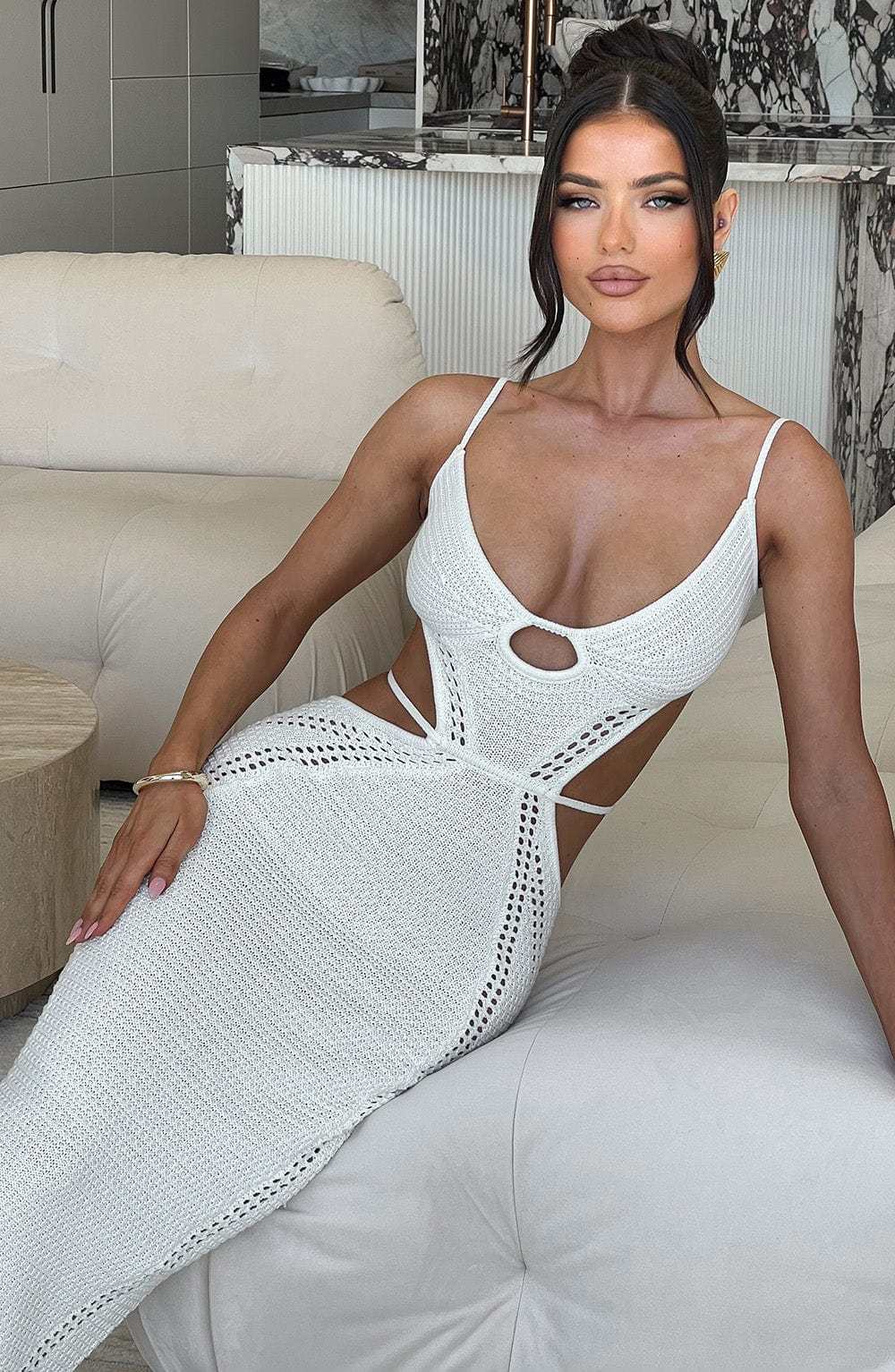 Josefina Maxi Dress - White-My Top Dress.All Rights Reserved