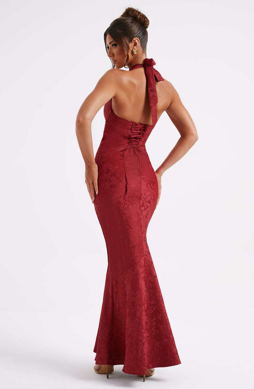 Josephine Maxi Dress - Red-My Top Dress.All Rights Reserved