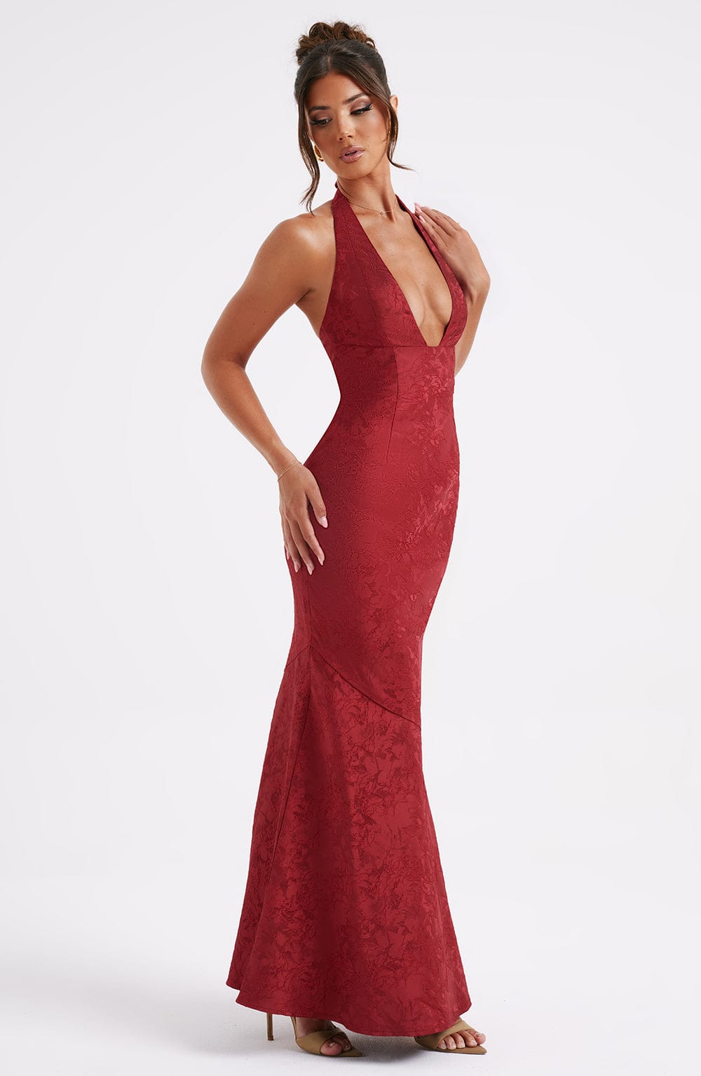 Josephine Maxi Dress - Red-My Top Dress.All Rights Reserved