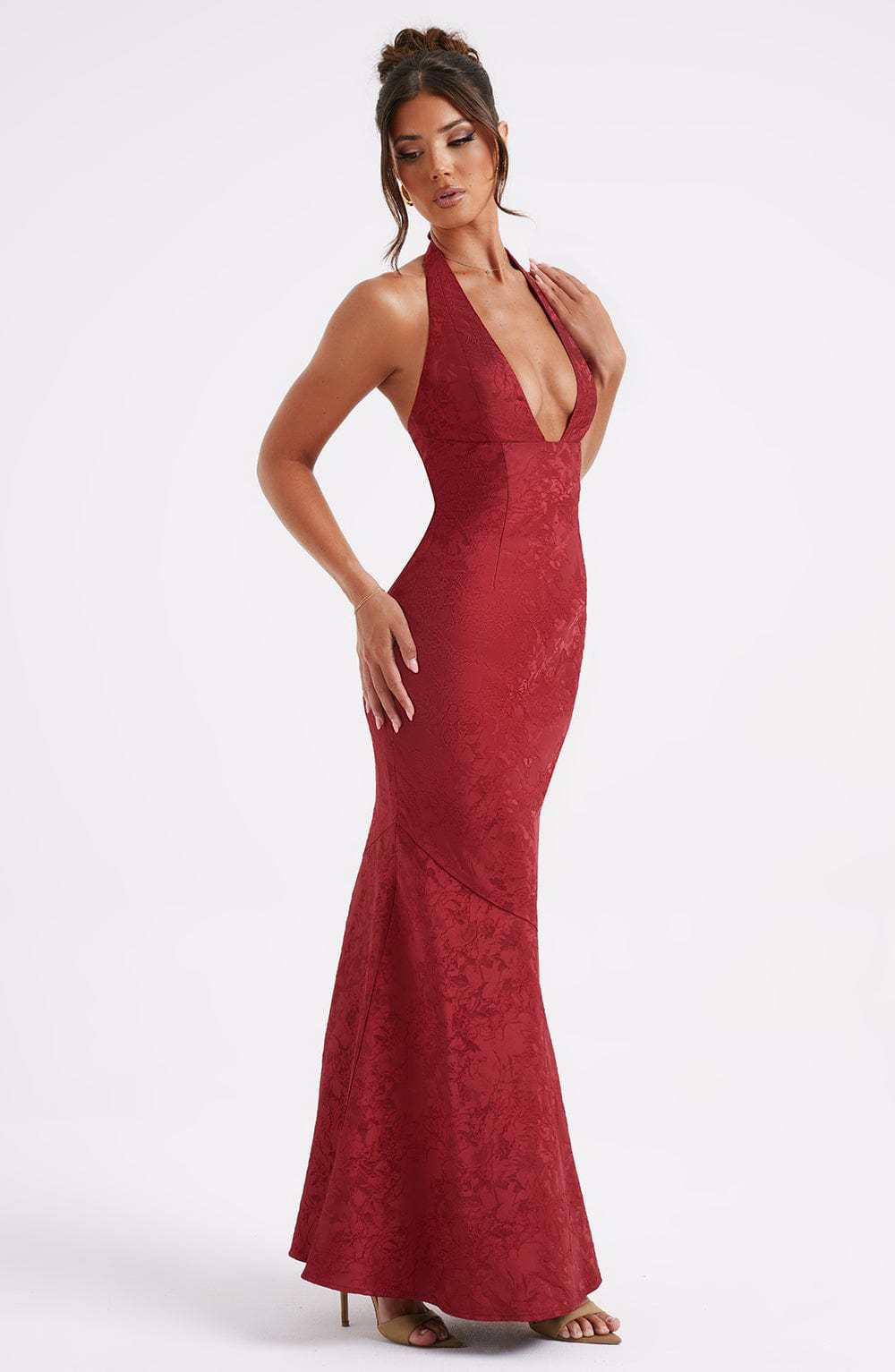 Josephine Maxi Dress - Red-My Top Dress.All Rights Reserved