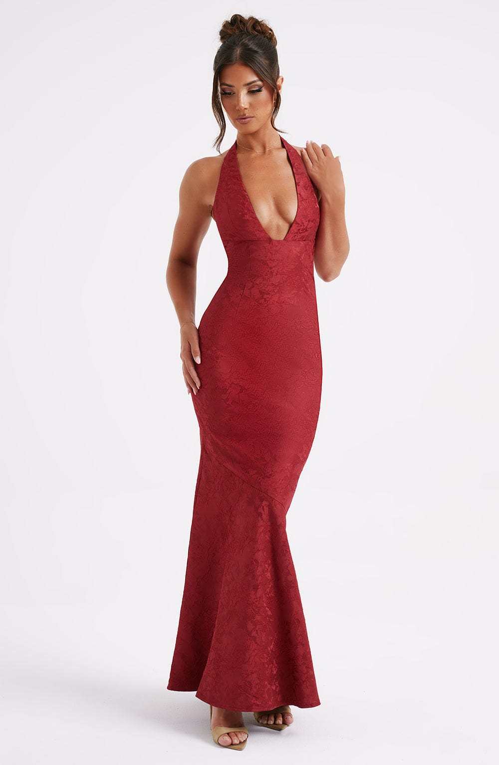 Josephine Maxi Dress - Red-My Top Dress.All Rights Reserved
