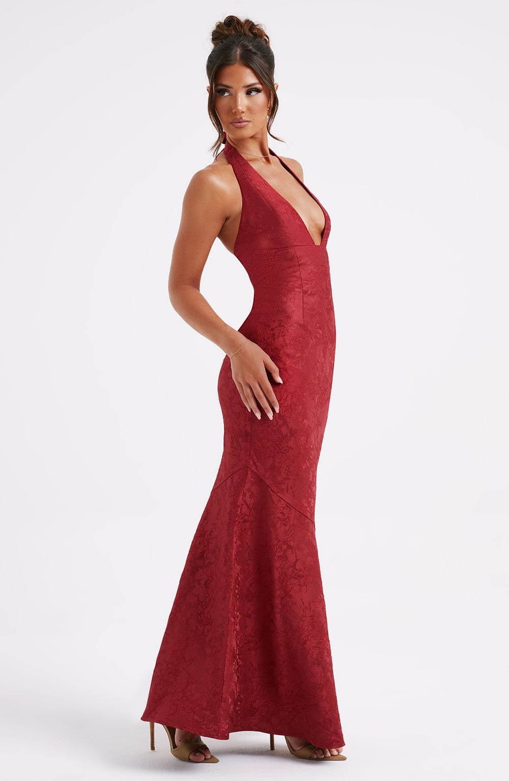Josephine Maxi Dress - Red-My Top Dress.All Rights Reserved