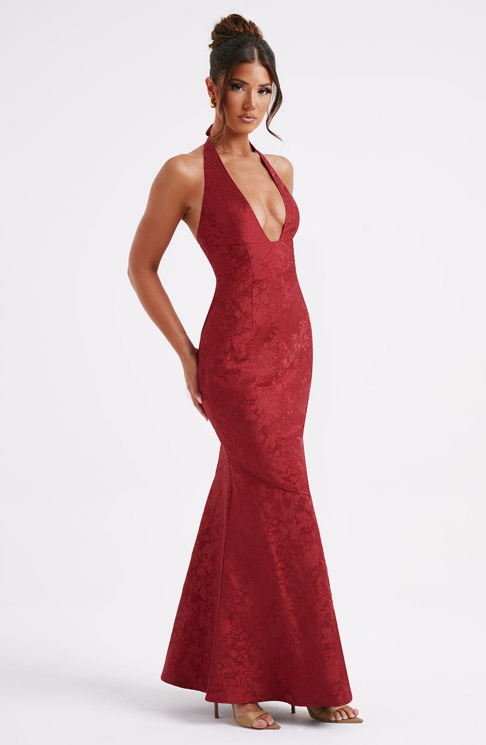 Josephine Maxi Dress - Red-My Top Dress.All Rights Reserved