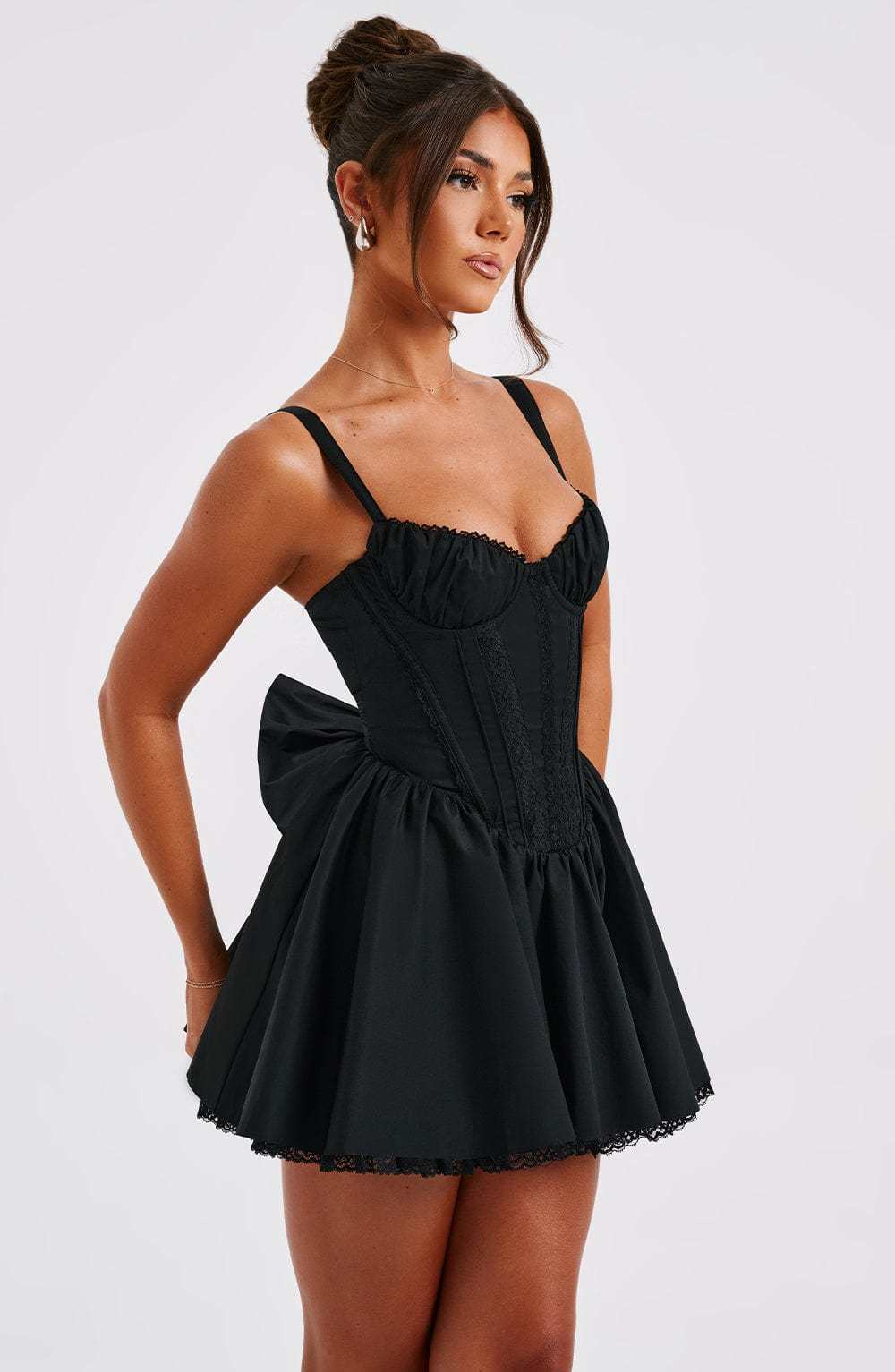 Josie Mini Dress - Black-My Top Dress.All Rights Reserved