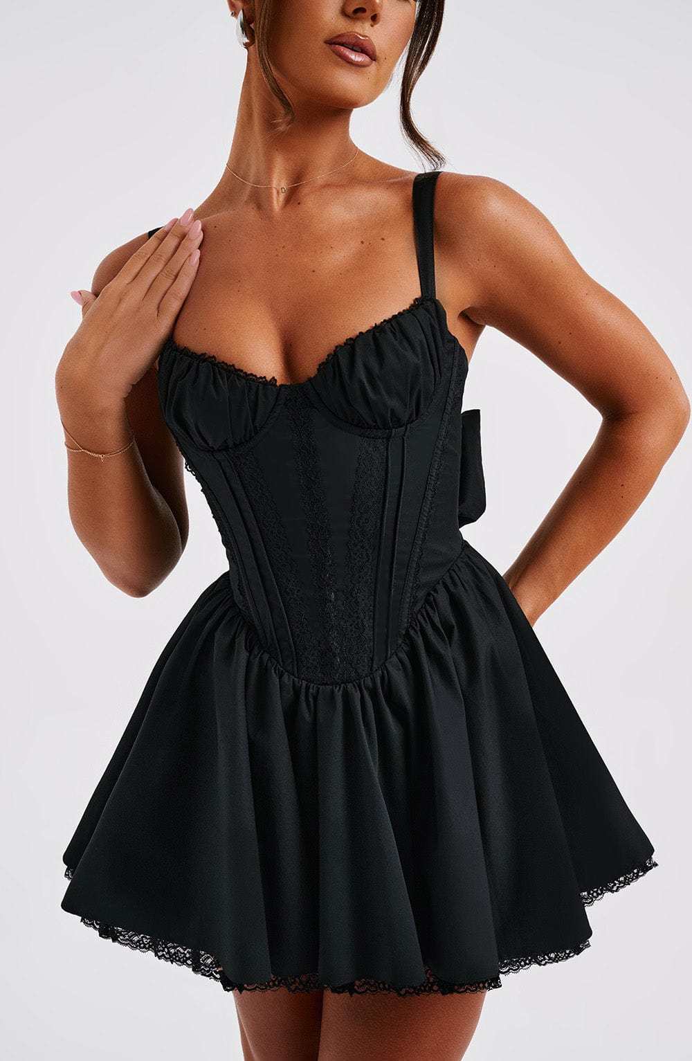 Josie Mini Dress - Black-My Top Dress.All Rights Reserved