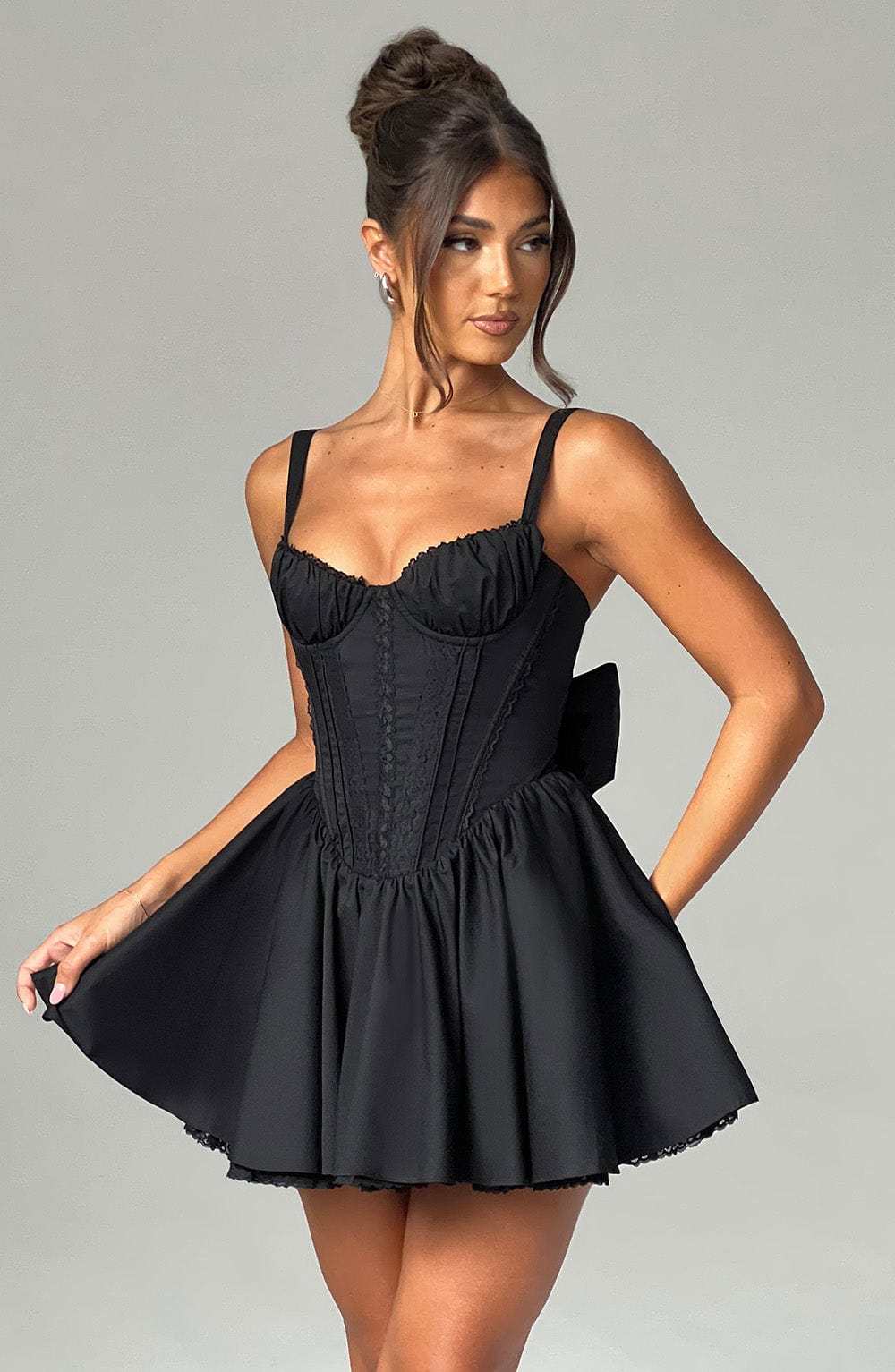 Josie Mini Dress - Black-My Top Dress.All Rights Reserved