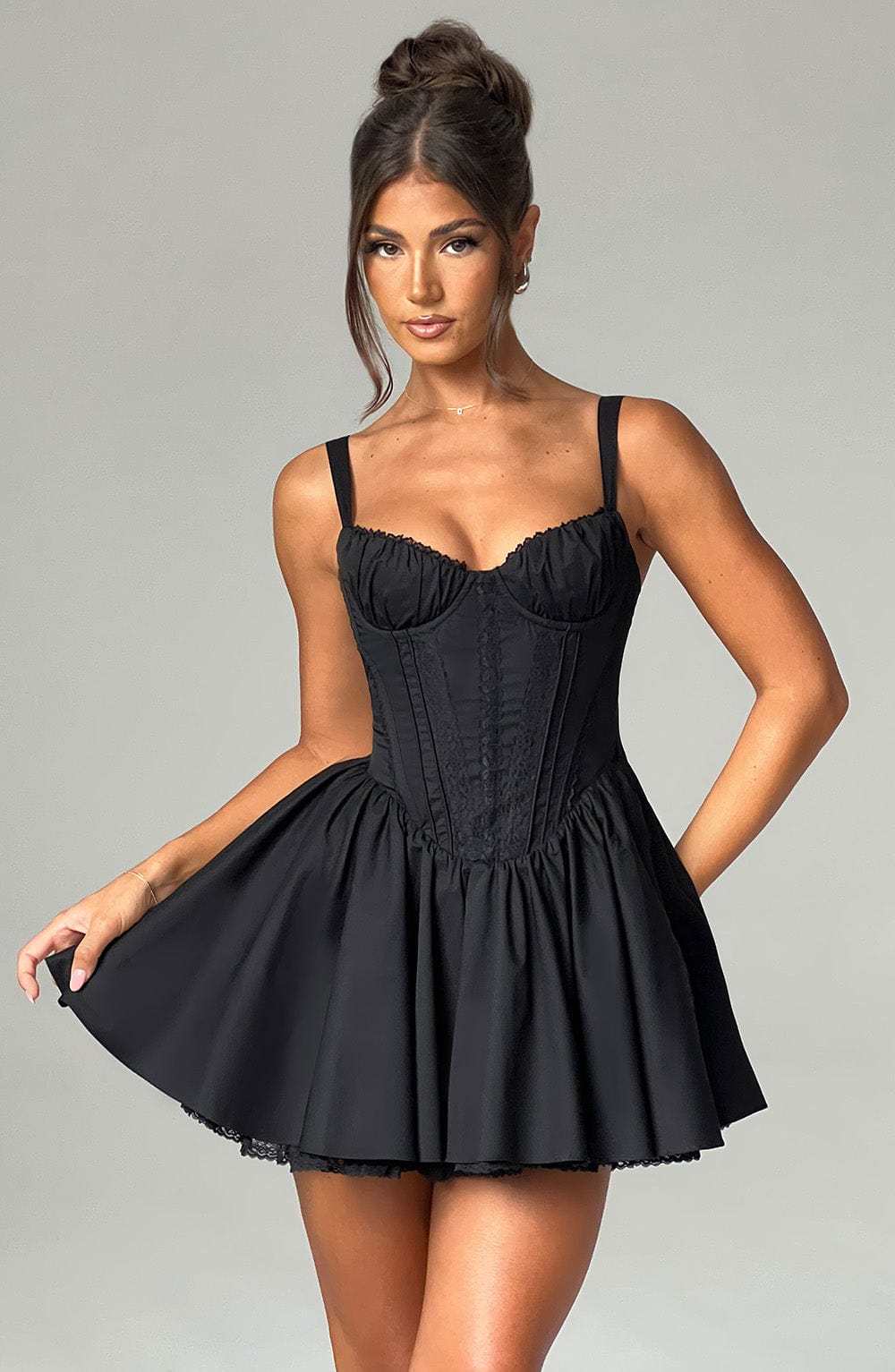 Josie Mini Dress - Black-My Top Dress.All Rights Reserved