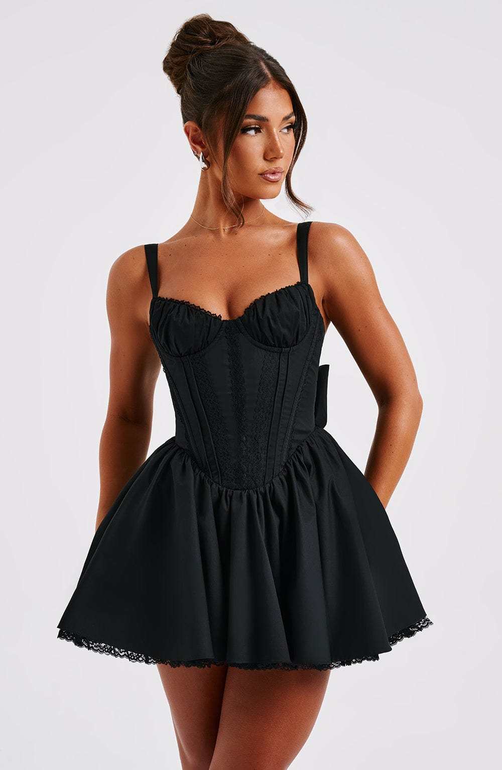 Josie Mini Dress - Black-My Top Dress.All Rights Reserved