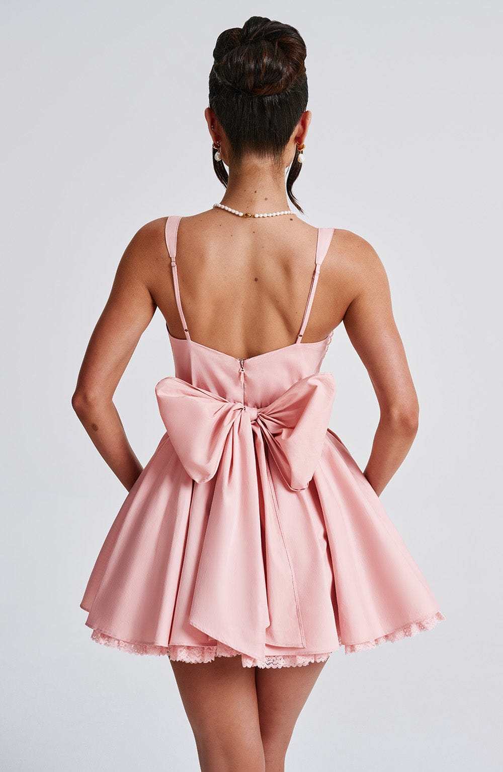 Josie Mini Dress - Blush-My Top Dress.All Rights Reserved