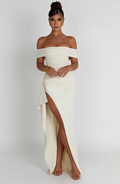 Joyce Maxi Dress - Ivory-My Top Dress.All Rights Reserved