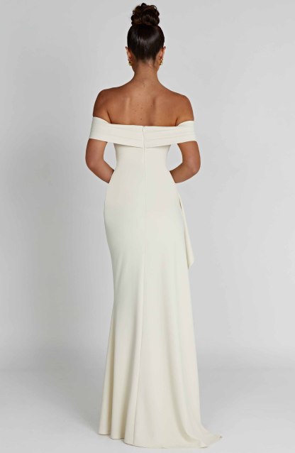 Joyce Maxi Dress - Ivory-My Top Dress.All Rights Reserved