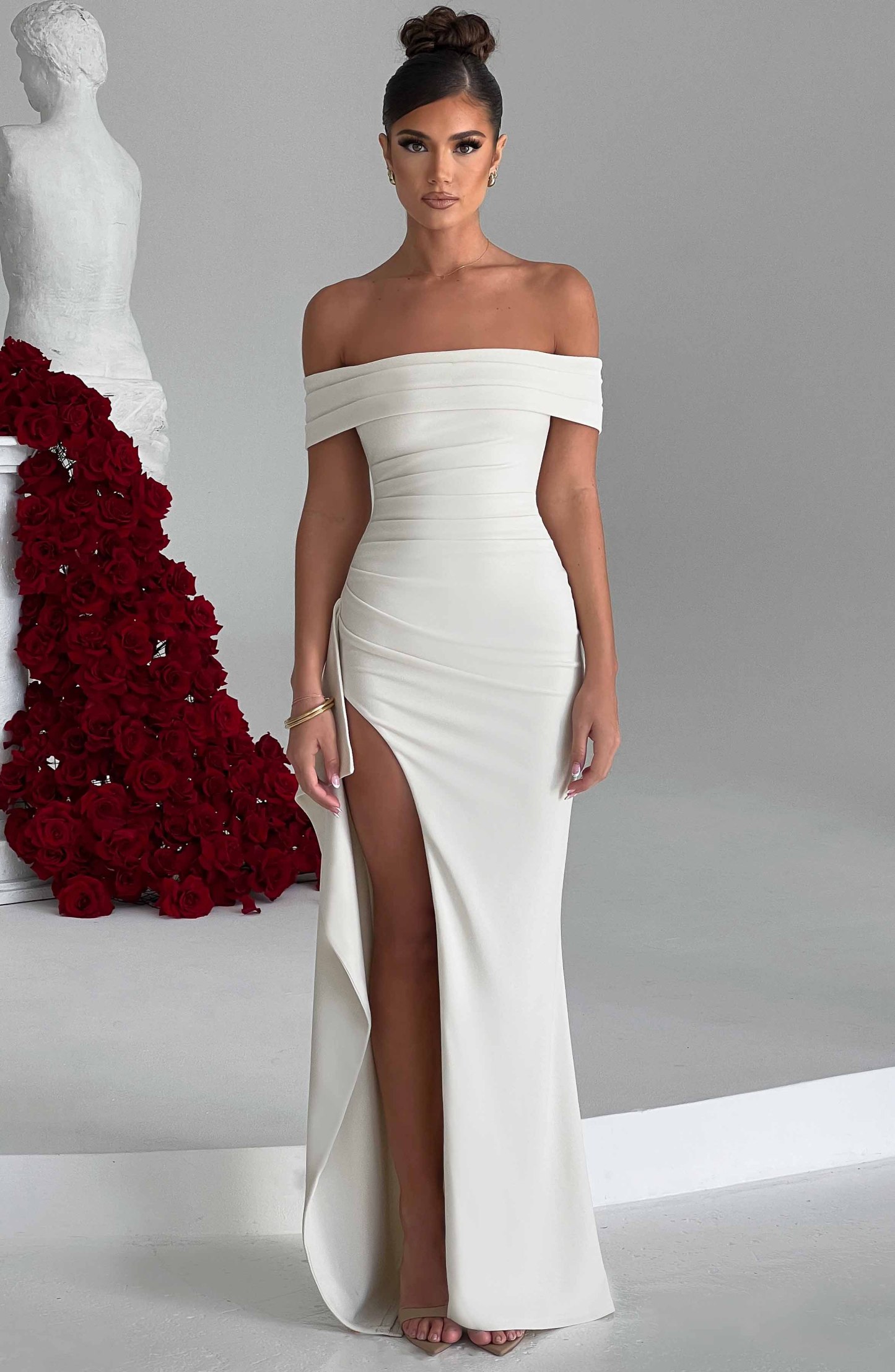 Joyce Maxi Dress - Ivory-My Top Dress.All Rights Reserved