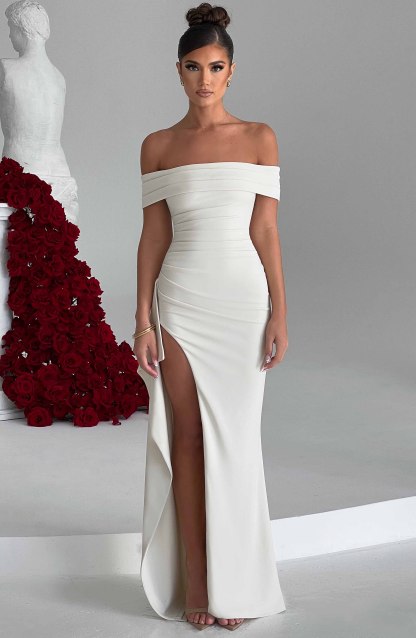 Joyce Maxi Dress - Ivory-My Top Dress.All Rights Reserved