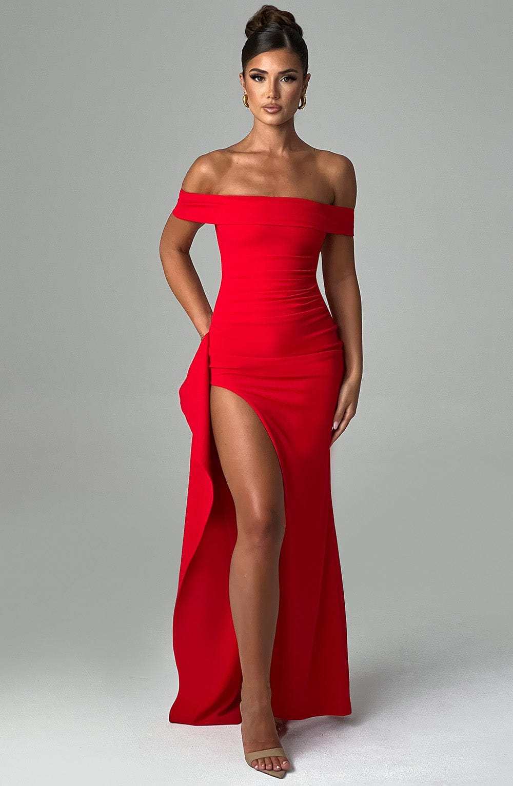 Joyce Maxi Dress - Red-My Top Dress.All Rights Reserved